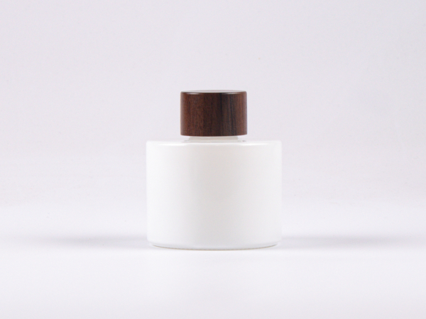 Weissglasflasche Lilly 130 ml - Schraubverschluss Walnut